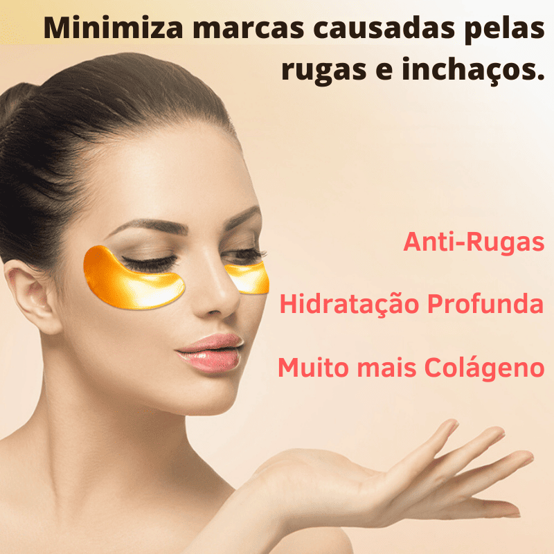 Collagen Gold Mask® - Máscara de Colágeno Para os Olhos