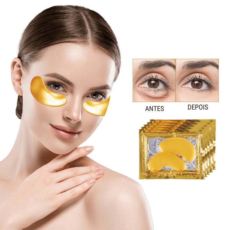 Collagen Gold Mask® - Máscara de Colágeno Para os Olhos