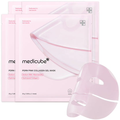 Máscara Gel Medicube Salmão PDRN Colagénio Rosa