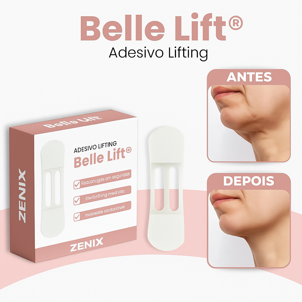 Belle Lift - Adesivo Lifting Antirrugas e Contra Flacidez no Pescoço