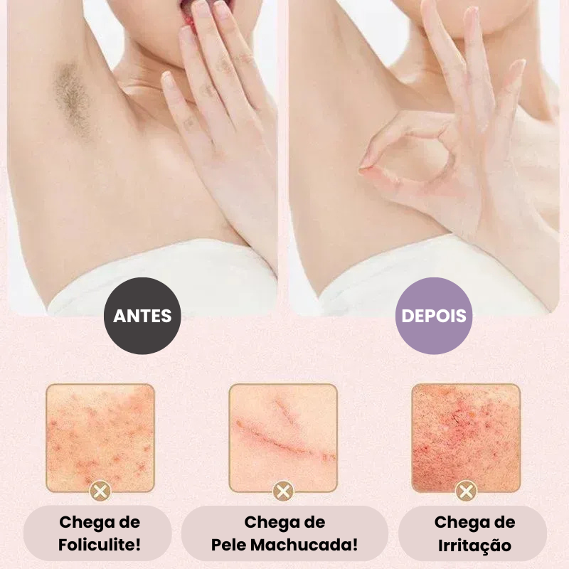 Depilador 2 em 1 - À Prova D'água (Soft Touch)