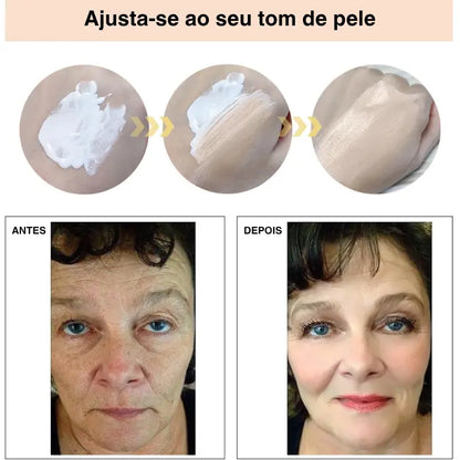 Base Líquida TLM que muda de cor para pele madura