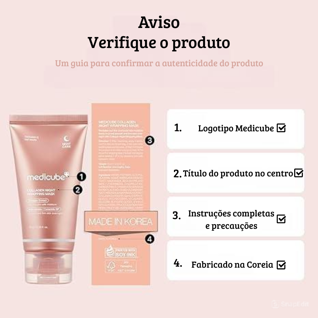 MEDICUBE - Máscara Noturna Medicube Colagénio