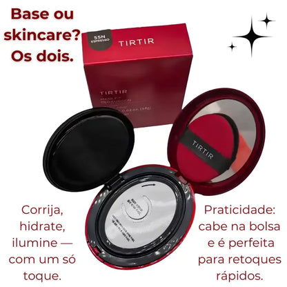 Base Cushion Clareadora TIRTIR - Protetor Solar e Maquiagem Longa Duração - Original