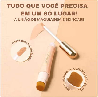 Corretor Focallure 2 em 1 - Antimanchas e Rejuvenescedor