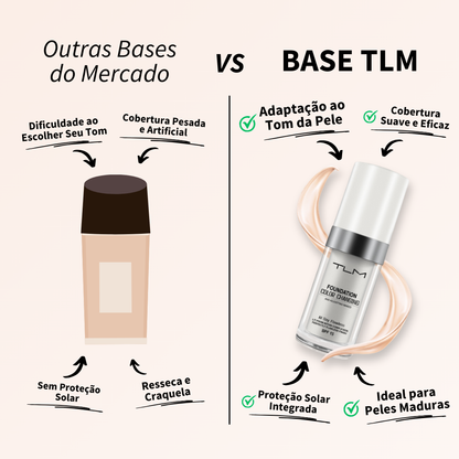 Base TLM 4 em 1 | Cobertura Top e Adaptação Perfeita ao Teu Tom