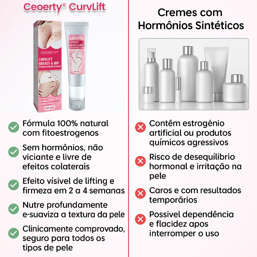 CurvLift - Creme Realçador de Seios e Bumbum