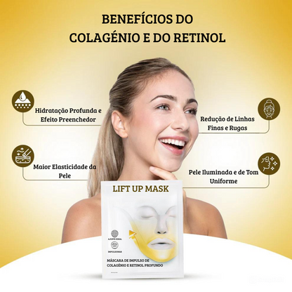 Máscara lifting colagénio e retinol