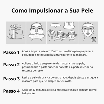 Máscara lifting colagénio e retinol