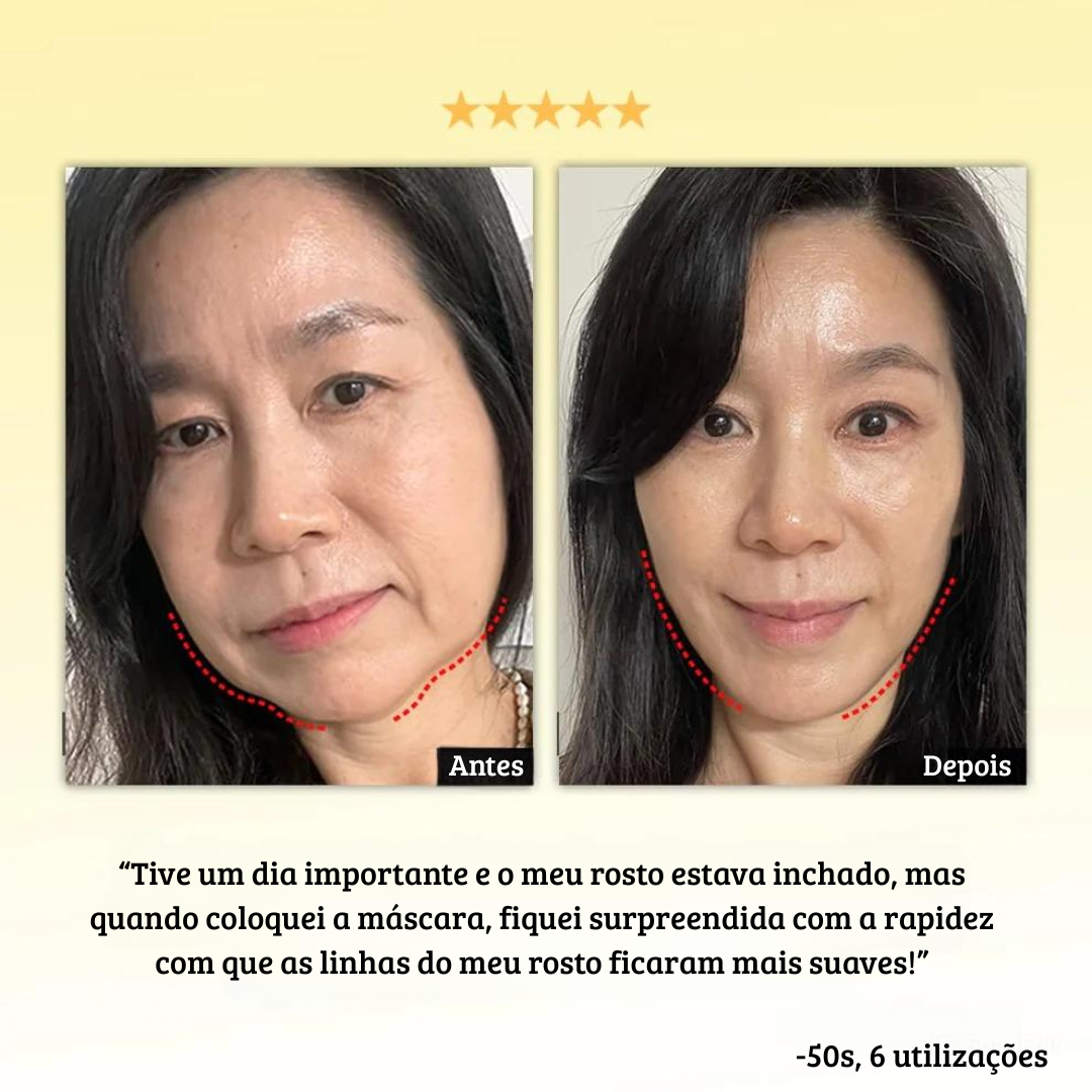 Máscara lifting colagénio e retinol