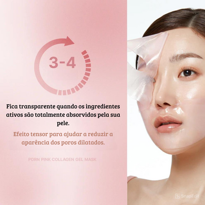 Máscara Gel Medicube Salmão PDRN Colagénio Rosa