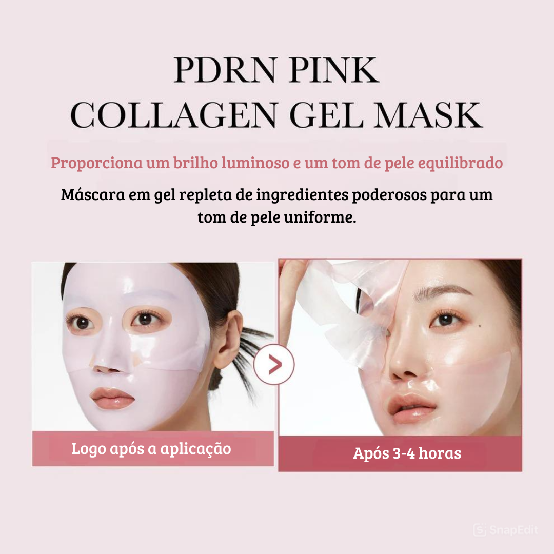 Máscara Gel Medicube Salmão PDRN Colagénio Rosa