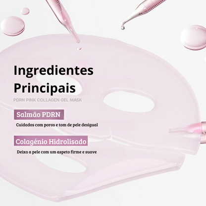 Máscara Gel Medicube Salmão PDRN Colagénio Rosa