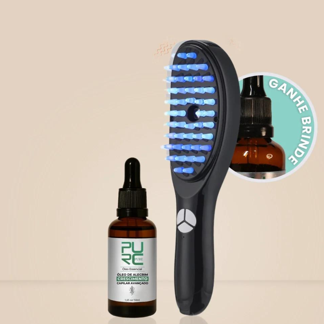 Kit Anti-Queda | Escova RevitaBrush & Óleo de Alecrim