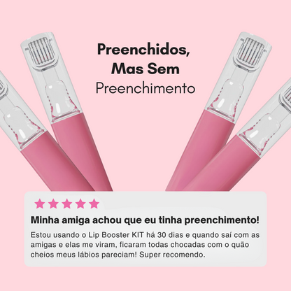 Lip Booster KIT | Lábios Volumosos Naturalmente + Guia Exclusivo