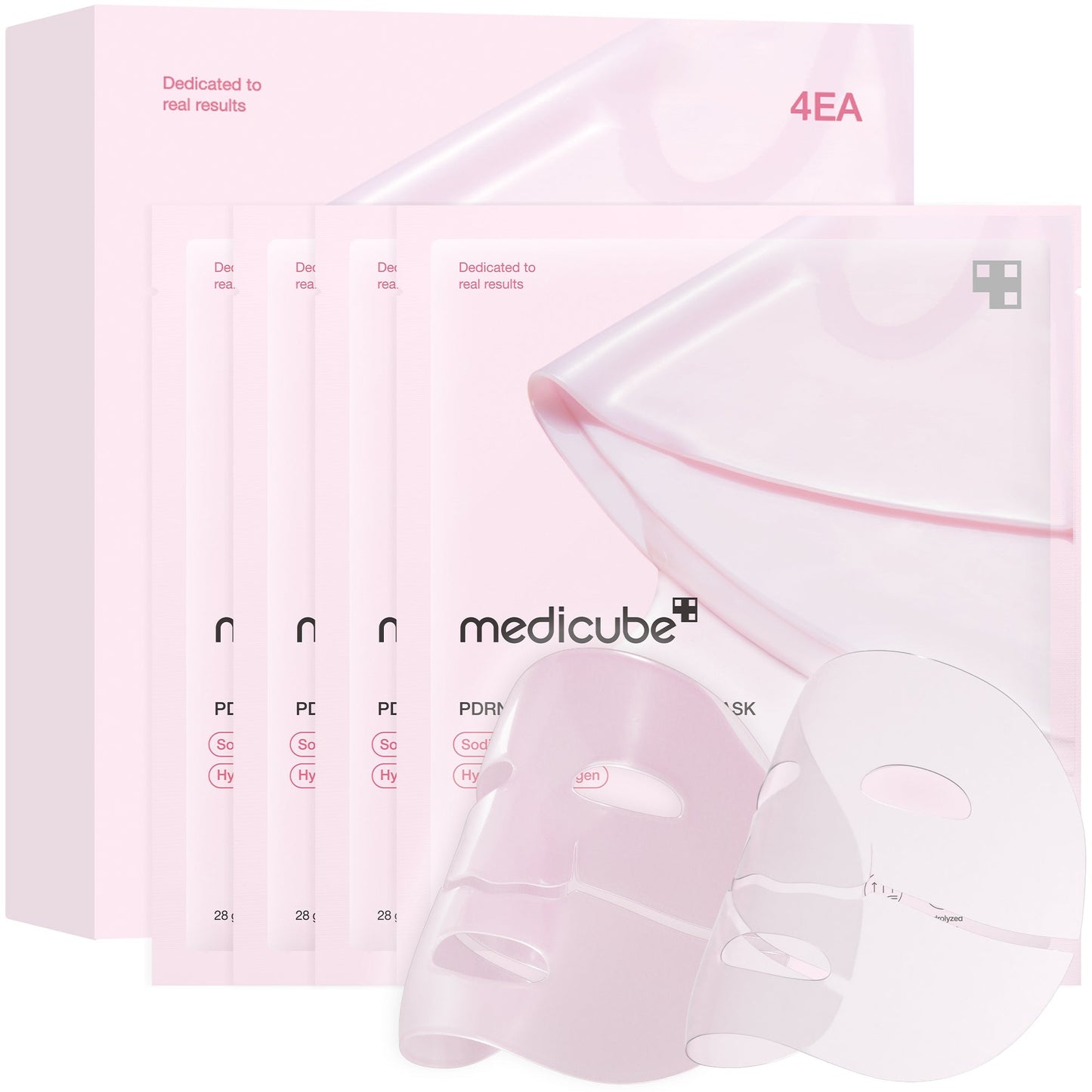 Máscara Gel Medicube Salmão PDRN Colagénio Rosa