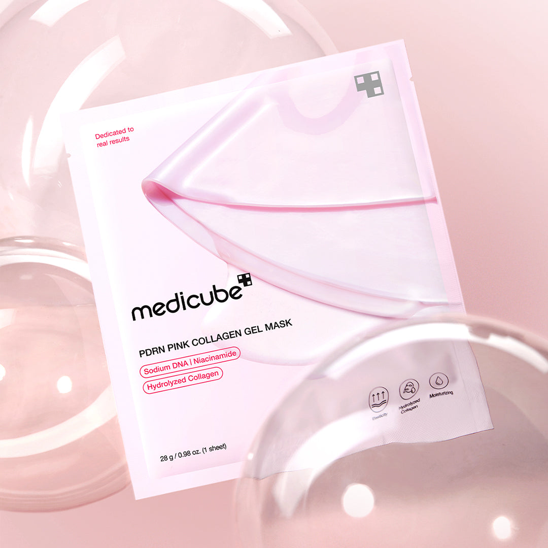 Máscara Gel Medicube Salmão PDRN Colagénio Rosa
