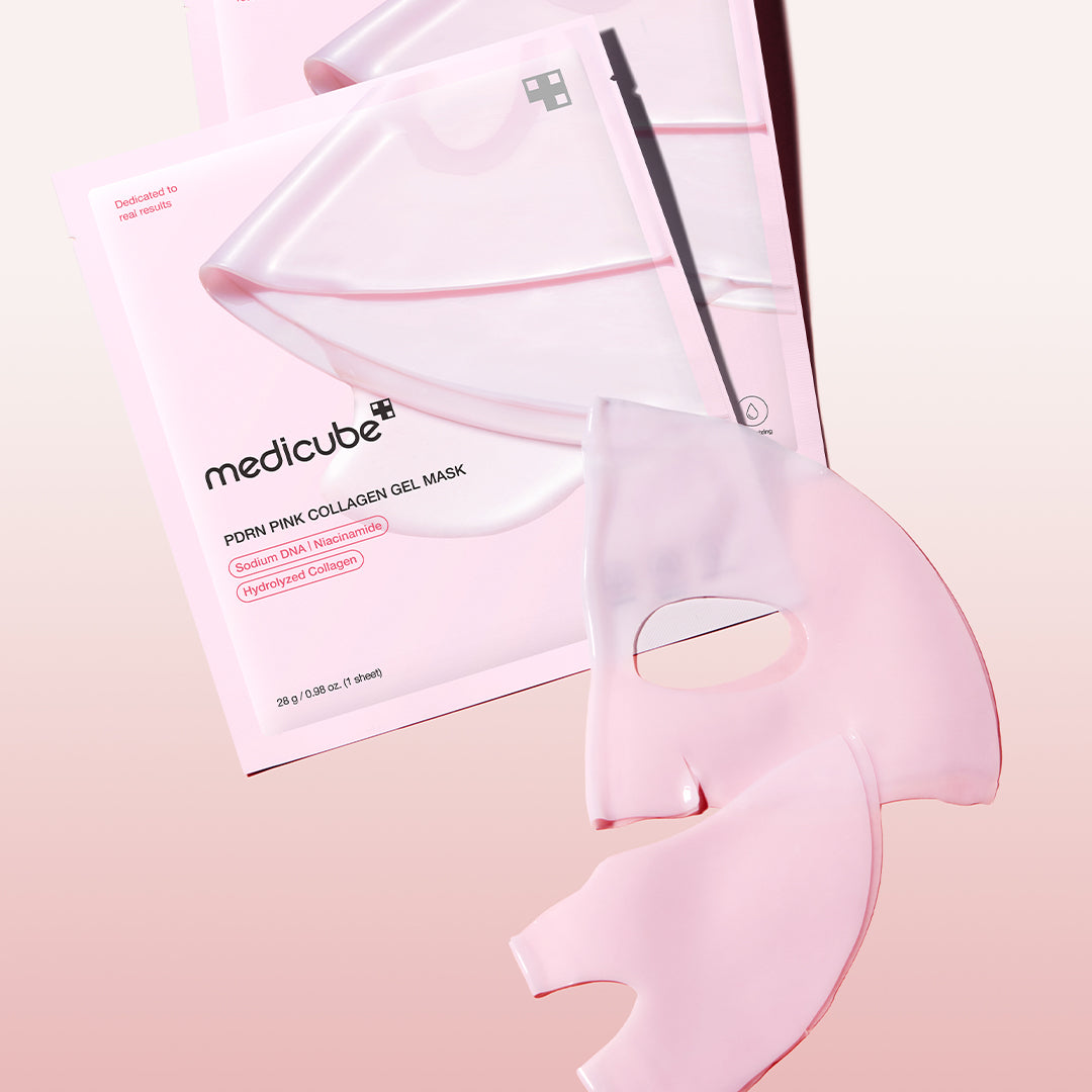 Máscara Gel Medicube Salmão PDRN Colagénio Rosa
