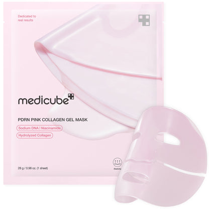 Máscara Gel Medicube Salmão PDRN Colagénio Rosa