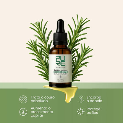 Óleo Essencial de Alecrim: Crescimento e Fortalecimento Capilar