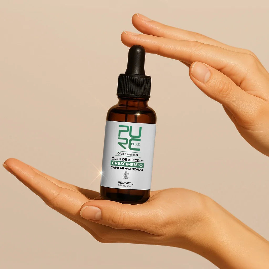 Óleo Essencial de Alecrim: Crescimento e Fortalecimento Capilar