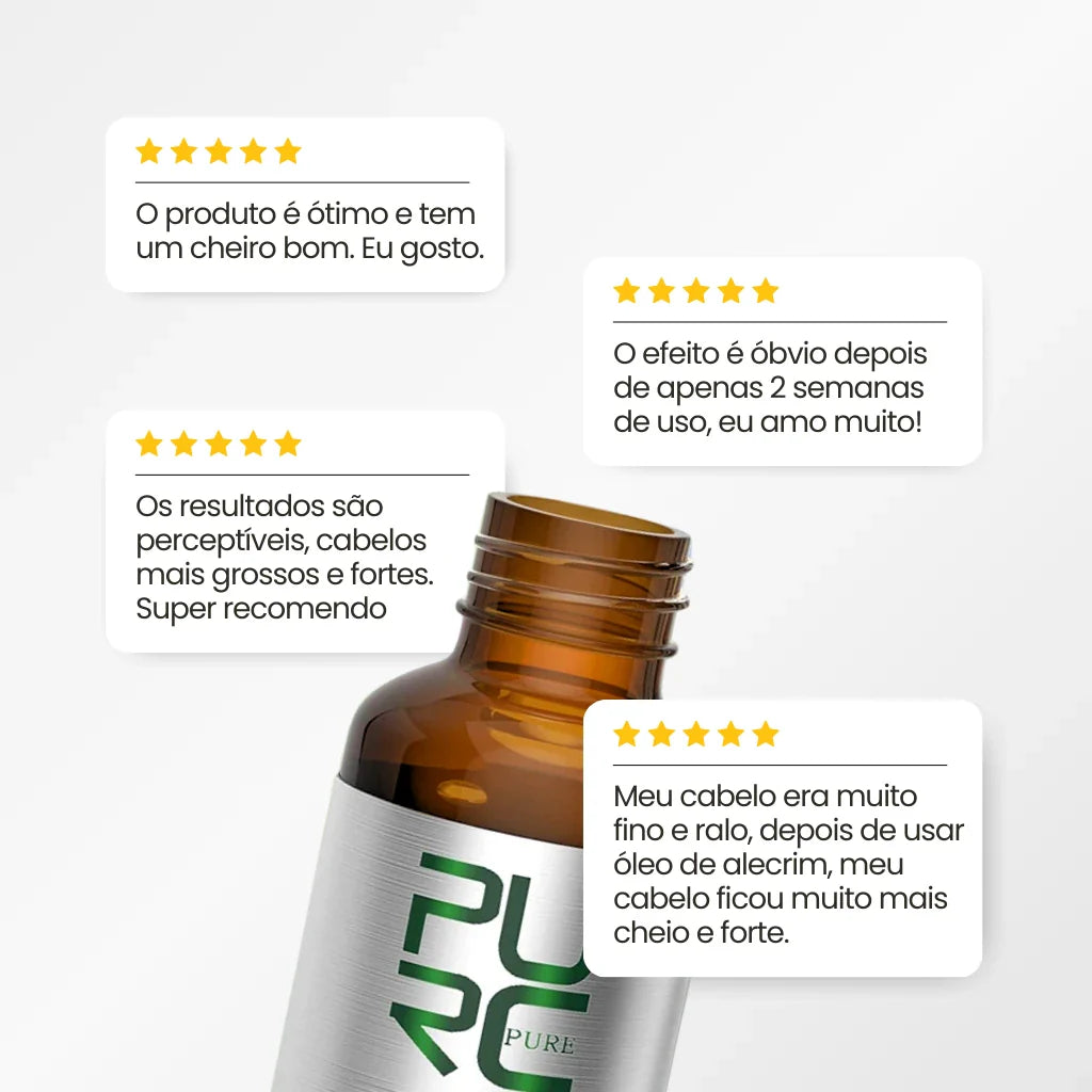 Óleo Essencial de Alecrim: Crescimento e Fortalecimento Capilar