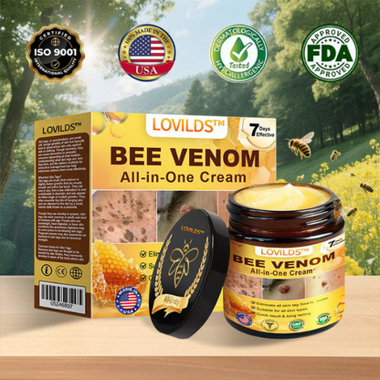 LOVILDS™ Creme Total com Veneno de Abelha – Testado e Aprovado por Especialistas nos EUA