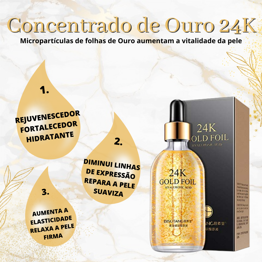 Sérum Facial Revitalizante de Ouro 24k - 100ml